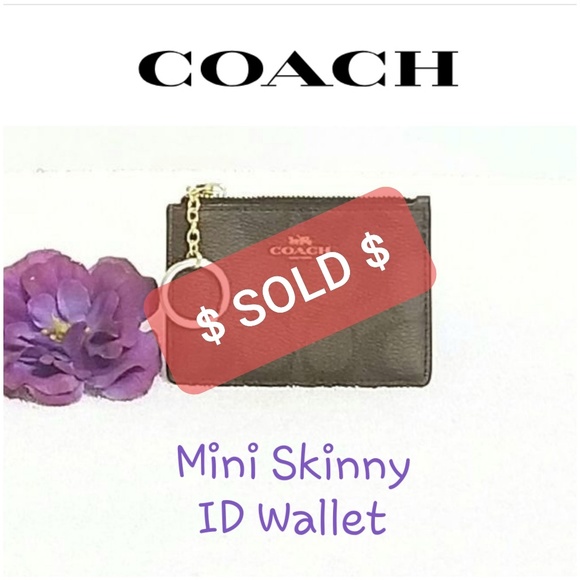 Coach Handbags - 🆕️💯 Authentic Coach Mini Skinny ID Wallet F16107
